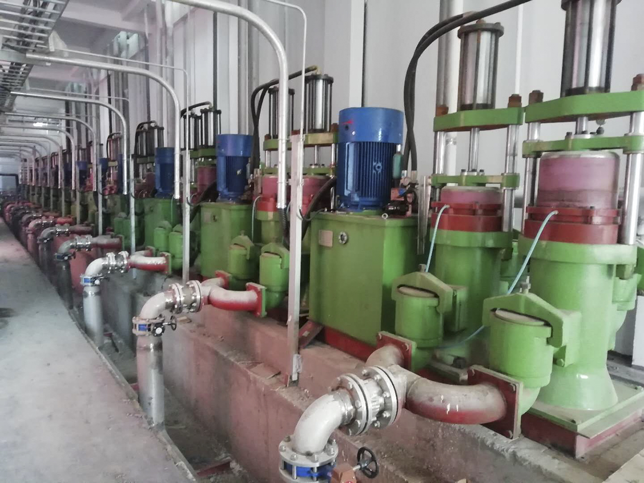 YB400-100陶瓷柱塞泵造紙廠客戶(hù)使用現(xiàn)場(chǎng)